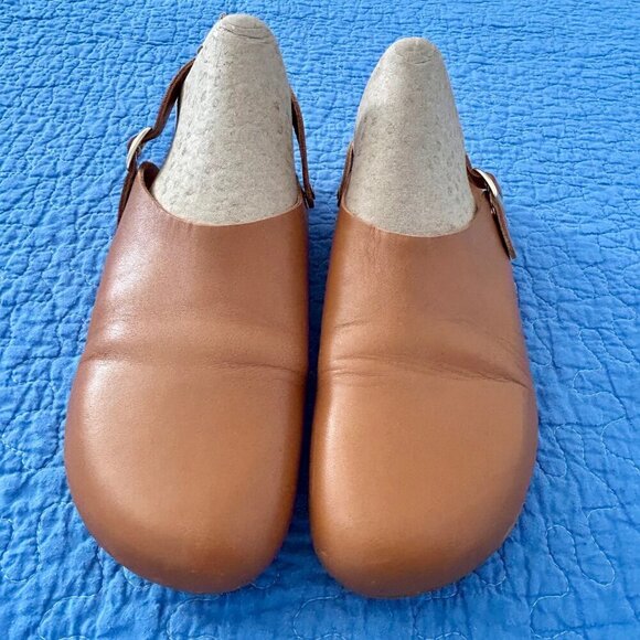 Beatrice Valenzuela Cajeta Clogs – Musk Brown Leather – Women’s Size 10 - Picture 4 of 10